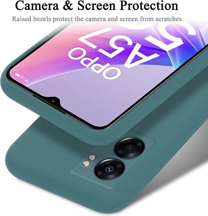 Immagine prodotto Cadorabo Custodia in silicone liquido TPU per Oppo A57 5G / A77 5G / Realme V23 (Realme V23 5G, Oppo A57 5G, Oppo A77 5G)