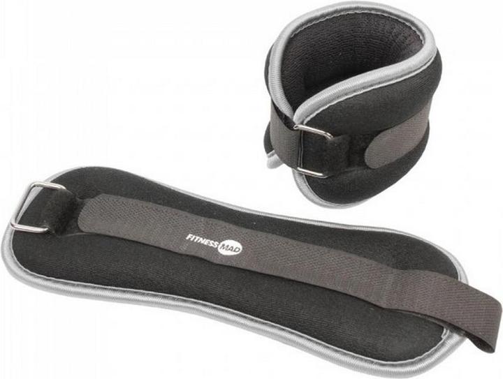 Fitness Mad Gewicht Handgelenk und Knöchel (2erPack) (1 x 1 kg)