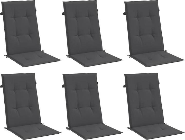 Immagine prodotto VidaXL Cuscini dello schienale alto 6 pezzi in tessuto (120 x 50 x 4 cm)