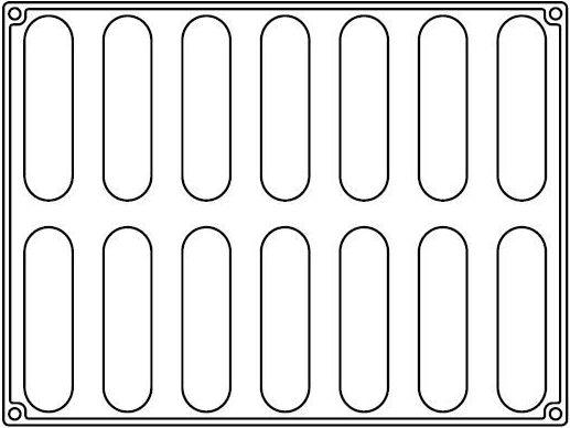 Immagine prodotto Pavoni Stampo in silicone Eclair