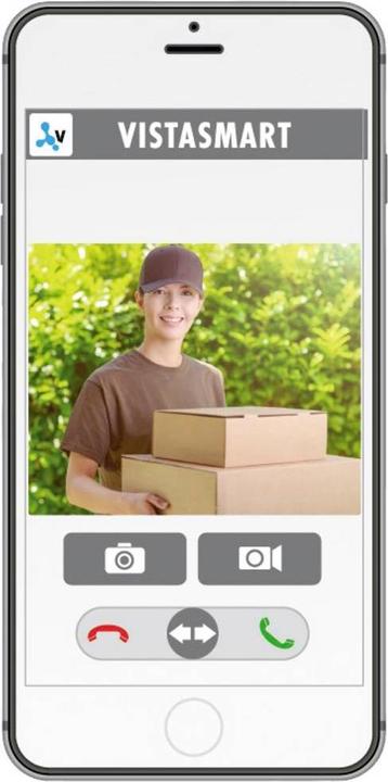 Productafbeelding Modern-Electronics m-e VS-11 S Vistasmart Video Deurintercom LAN, WLAN Buiten (WiFi)