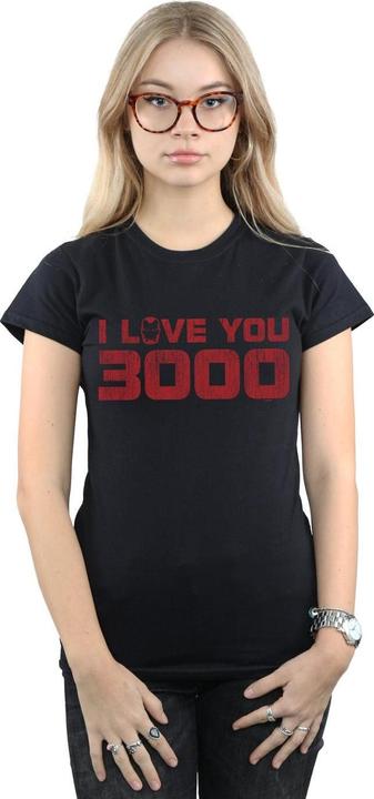Immagine prodotto Femme/Les femmes Avengers Endgame I Love You 3000 - T-shirt in coton vieilli (M)