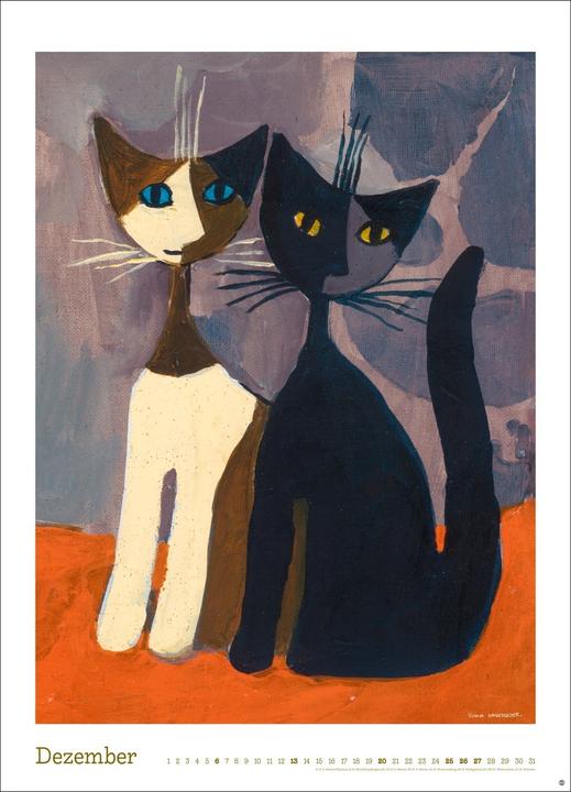 Actual product image Heye Bildkalender Rosina Wachtmeister (49 x 68 cm, German)