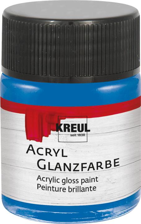 Actual product image Kreul Gloss varnish 50 ml (Sky blue, 0.05 l)
