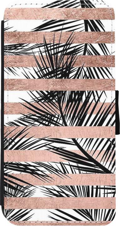 Image du produit PhoneLook Coque Wallet noir Palm trees gold stripes (Apple iPhone 11)