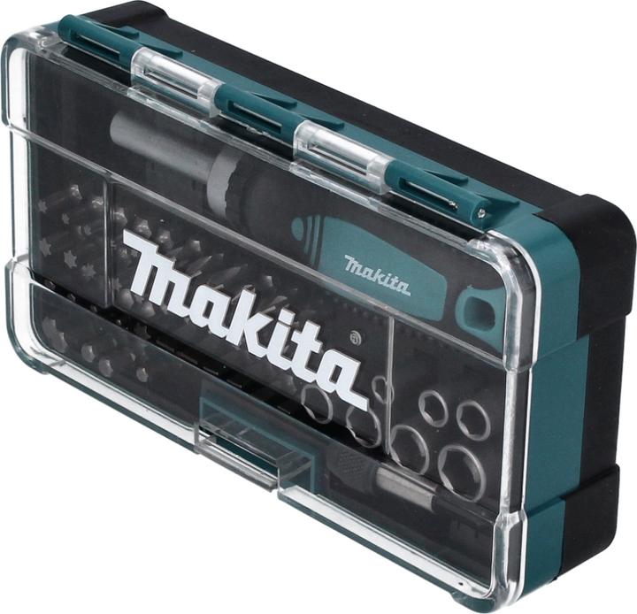 Actual product image Makita Ratchets and Bit set (Hexagon socket TX M10, Hexagon socket TX M15, Hexagon socket TX M20, Hexagon socket TX M30, Cross Phillips PH M1, Cross Phillips PH M2, Cross Pozidriv PZ M1, Cross Pozidriv PZ M2, Cross Phillips PH M3, Hexagon socket TX M40)
