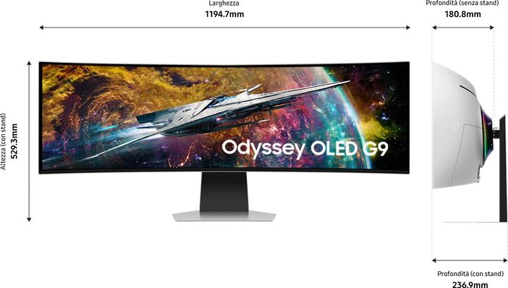 Actual product image Samsung LS49CG950SUXEN (5120 x 1440 pixels, 49")
