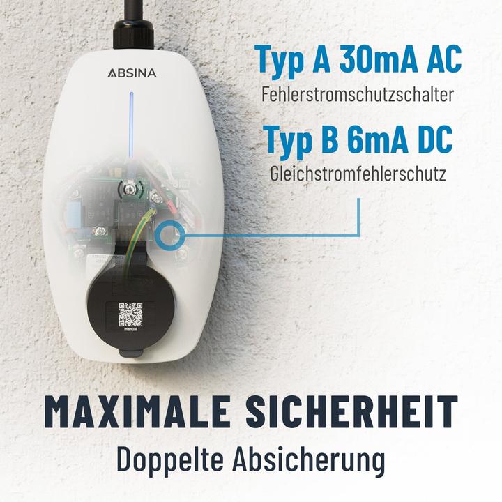 Produktbild Absina Wallbox (Typ 2, 11 kW, 16 A, CEE 16)