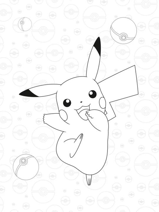 Actual product image Pokémon: My Big Colouring Book