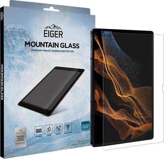 Eiger Mountain Glass Clear Tablet (1 Pezzo/i, Galaxy Tab S8 Ultra, Galaxy Tab S10 Ultra, Galaxy Tab S9 Ultra)
