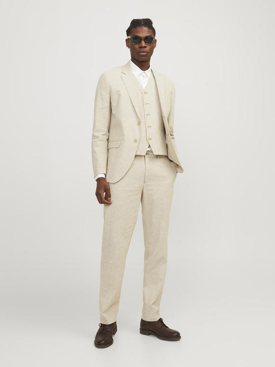 Actual product image Jack & Jones Slim Fit Linen Trousers (50)