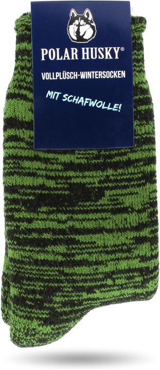 Immagine prodotto Polar Husky Farbige Vollplüsch-Socken mit Wolle (Confezione singola, 43 - 46)
