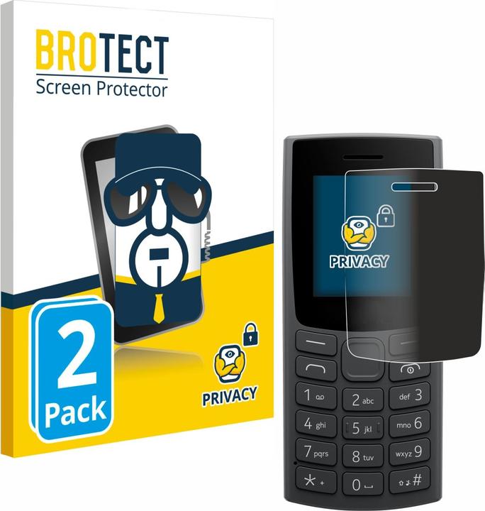 Immagine prodotto BROTECT Pellicola privacy antispia Pellicola di protezione dalla luce blu (2 Pezzo/i, Nokia 105 (2023))