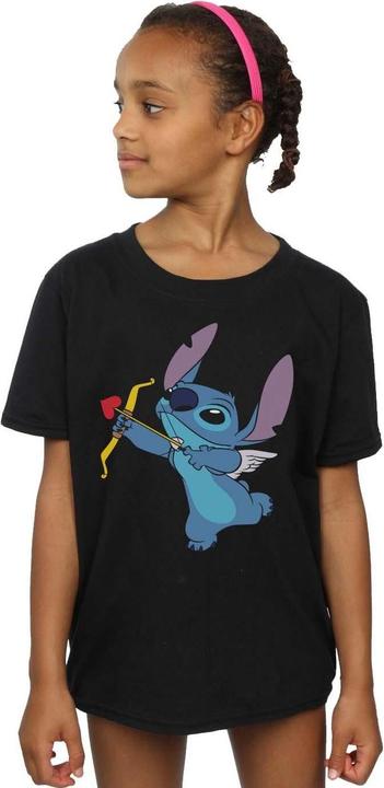 Immagine prodotto Disney Lilo And Stitch Stitch Cupid Valentines Maglietta Ragazze (152, 158)