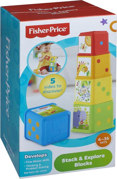 Produktbild Fisher-Price Entdecker- und Stapelwürfel