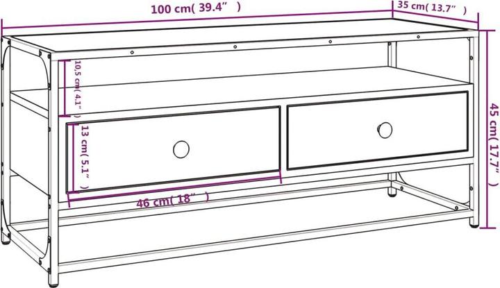 Produktbild VidaXL Kaiser (100 x 45 cm)