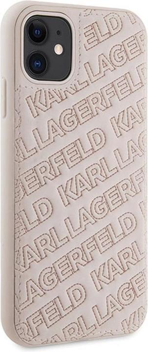 Actual product image Karl Lagerfeld KLHCN61PQKPMP iPhone 11 / Xr 6.1" różowy/pink hardcase Quilted K Pattern (Apple iPhone XR, Apple iPhone 11)