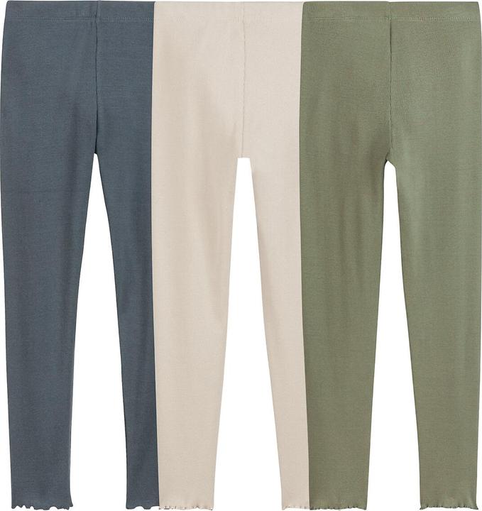 La Redoute Collections 3er-Pack Leggings aus Rippstrick