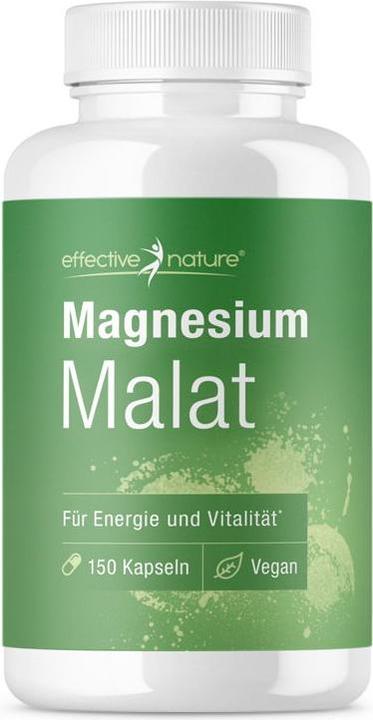 Immagine prodotto Effective Nature Magnesio malato (150 Pezzo/i, Pillole, 100 g)
