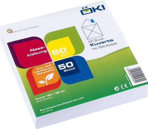 Image du produit ÖKI Enveloppes (160 x 160 mm, 50 x)