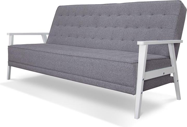 Actual product image VitaliSpa Sofa Dion, Grey, 202 cm with folding function
