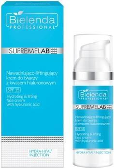 Bielenda Professional - Supremelab Hydra-Hyal2 Injection Spf15 Hydrating- Lifting Face Cream With (50 ml, Tagescreme, SPF 15)