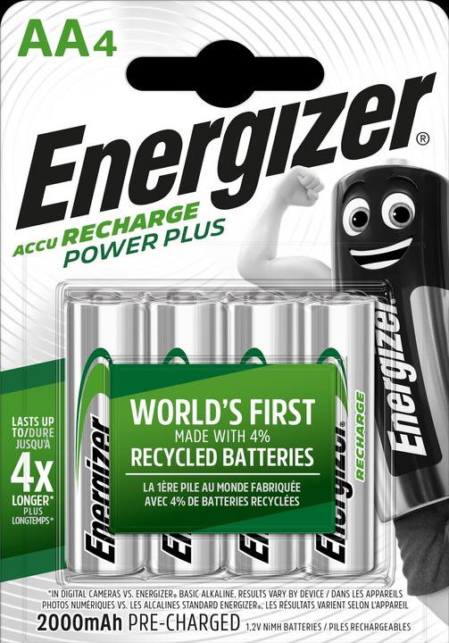 Energizer Recharge Power Plus (4 pcs, AA, 2000 mAh)