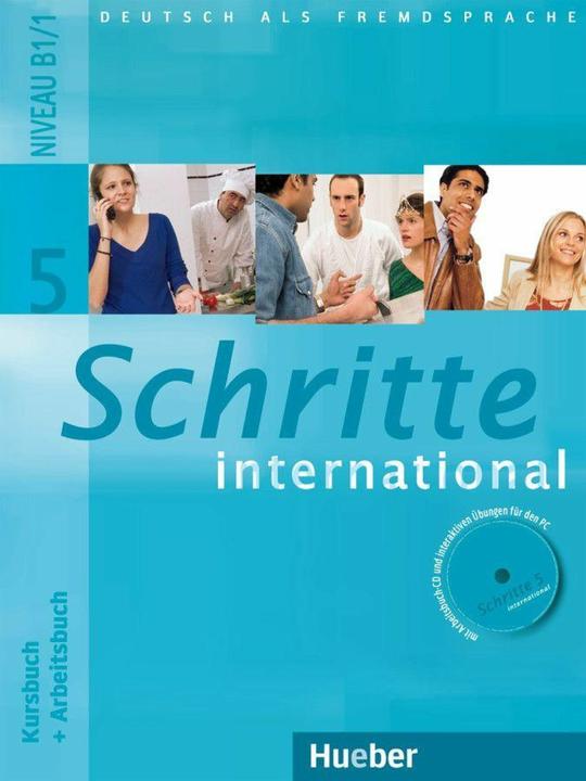 Produktbild Schritte international (Band 5) Kursbuch Arbeitsbuch (Deutsch, Silke Hilpert, Marion Kerner, Susanne Kalender, Anja Schümann, Franz Specht, Isabel Krämer-Kienle, Dörte Weers, Monika Reimann, Jutta Orth-Chambah, Barbara Gottstein-Schramm, 2018)