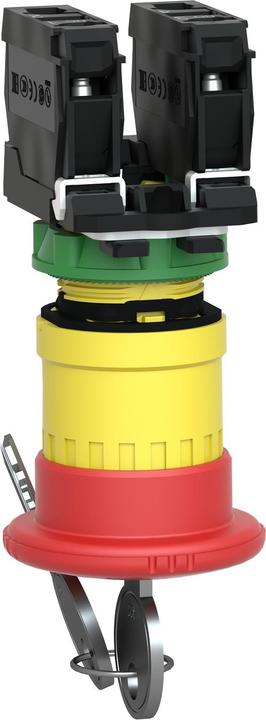 Produktbild Schneider Electric Not-Halt-Schalter 40mm Schlüssel 1S 1Ö