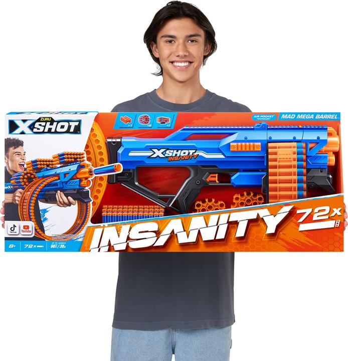 Produktbild Xshot - Insanity Mad Mega Barrel Blaster