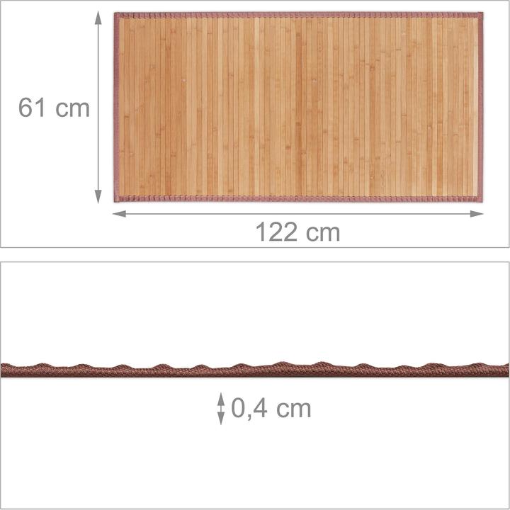 Immagine prodotto Relaxdays Tappeto da bagno cm (61 x 122 x 0,4 cm)