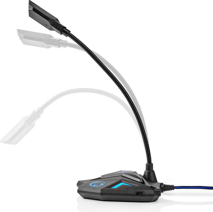 Image du produit Nedis Microphone de jeu pour ordinateur de bureau GMICGU100BK