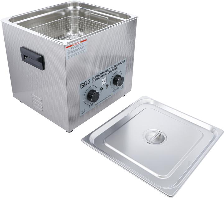 BGS Pulitore a ultrasuoni 15 l (40 kHz, 15000 ml)