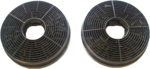 Actual product image Bomann Boma KF 563 activated carbon filter 2 pcs for DU650/652/773 bk