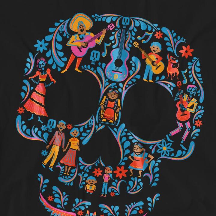 Immagine prodotto La Maison du Coco Day Of The Dead Maglietta Famiglia Rivera Teschio Adulto Unisex (M)