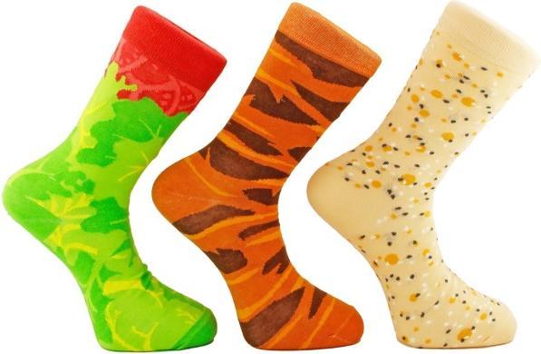Produktbild Winkee Döner Socken 41 - 45 (3er Pack, 41 - 45)
