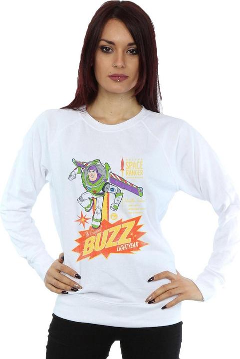 Actual product image Disney Womens/Ladies Toy Story 4 The Original Buzz Lightyear Sweatshirt (S)