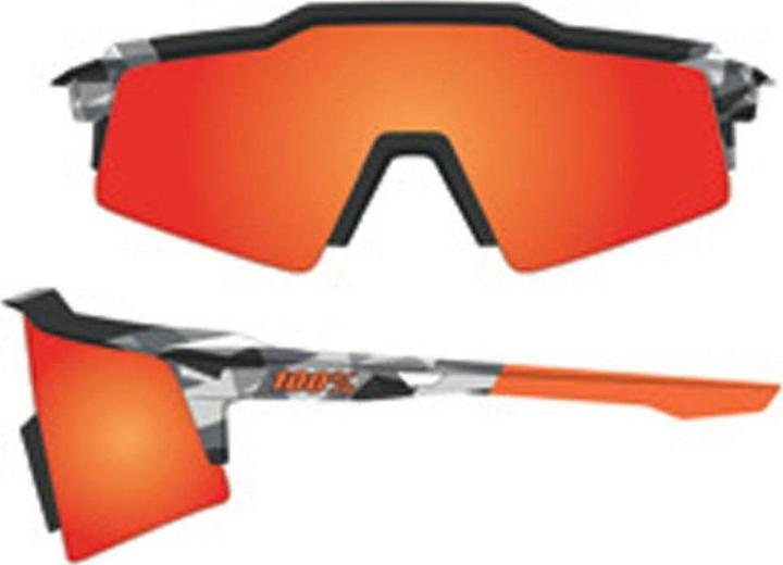 Produktbild 100% Brille Speedcraft SL Soft Tact (Grau, Hiper Red)