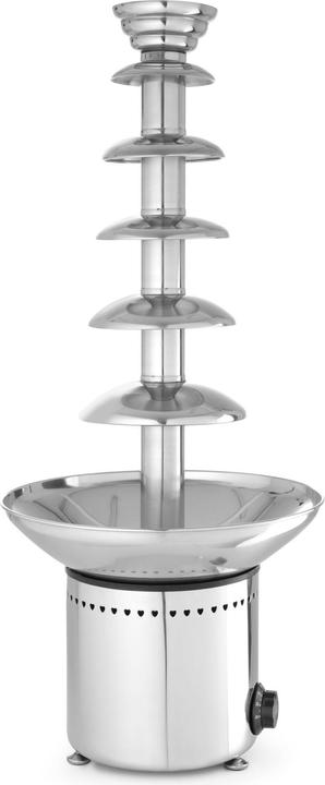 Hendi Schokoladebrunnen 6 Ebenen Edelstahl 230V 300W