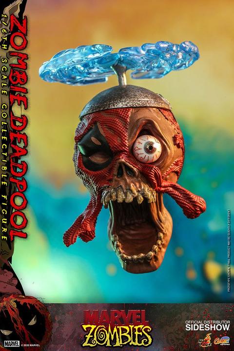 Actual product image Hot Toys Marvel Zombies "Zombie Deadpool" Comic Masterpiece Action Figure