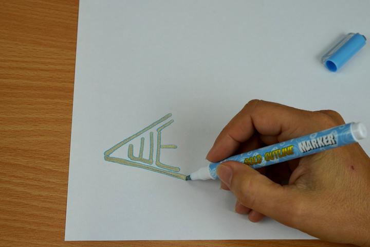Produktbild Wedo Kreativmarker Outline (Mehrfarbig, 2 mm, 6 x)