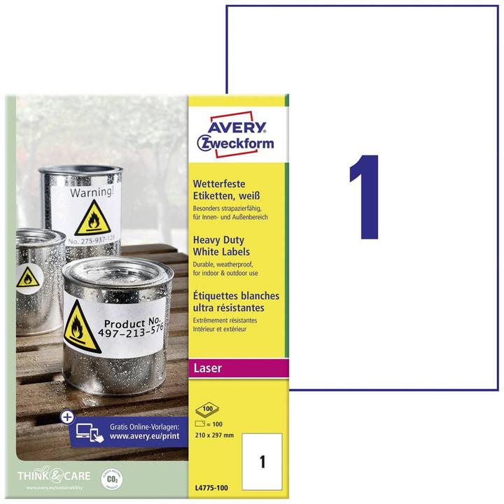 Produktbild Avery Strapazierfähige Heavy Duty L4775