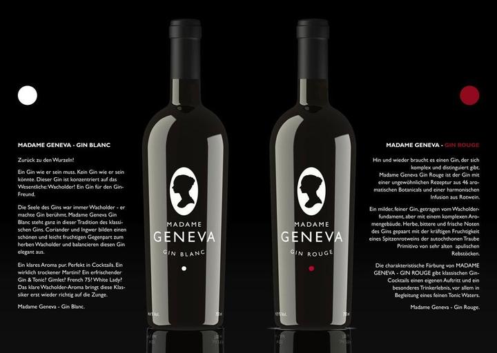 Produktbild Madame Geneva Gin d'OR 44,4% Vol. 0,7l (1 x 70 cl)