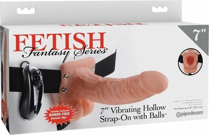 Produktbild Shots Vibrating Hollow Strap-on Mit Kugeln