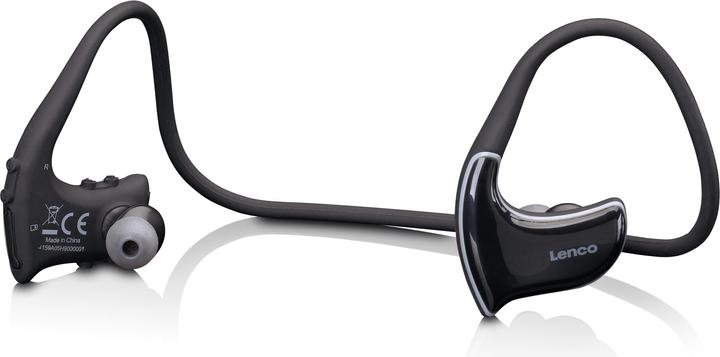 Produktbild Lenco In Ear Stereo Headset BTX 750BK Wasserdichtes Bluetooth® (9 h, Kabelgebunden)