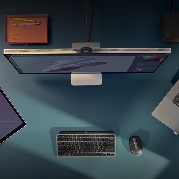 Actual product image Logitech MX Keys Mini For Mac Minimalist Wireless Illuminated Keyboard - SPACE GREY - CH - EMEA28-935 (CH, Wireless)