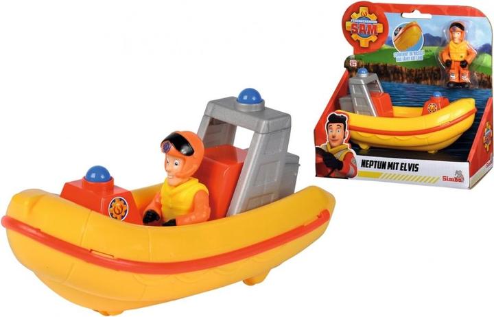Produktbild Simba Sam Junior Neptun mit Elvis Figur, Boot schwimmt