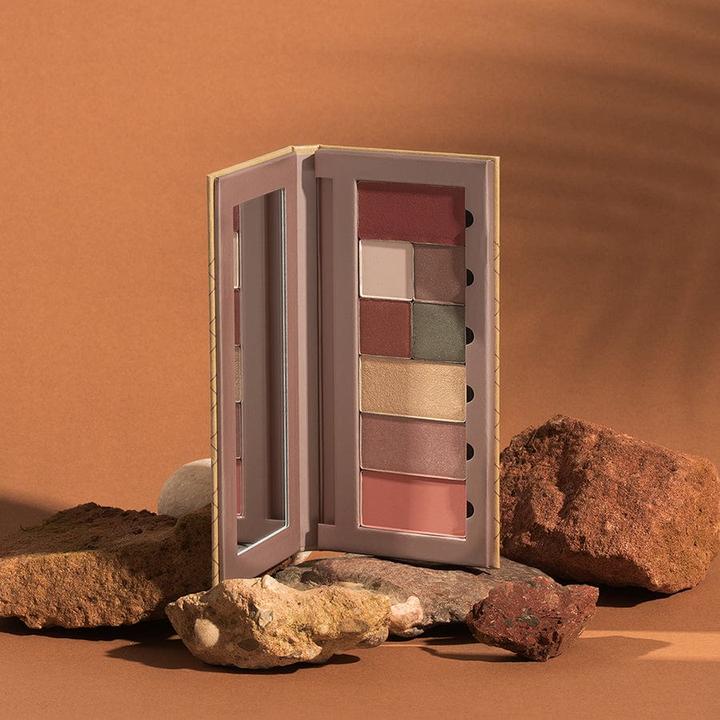Actual product image Benecos BIO Palette Large Florence - 18g - Beauty ID (Bright Woods, Matt Desert, Muddy Olive, Rusty Copper, Tuscany Please)