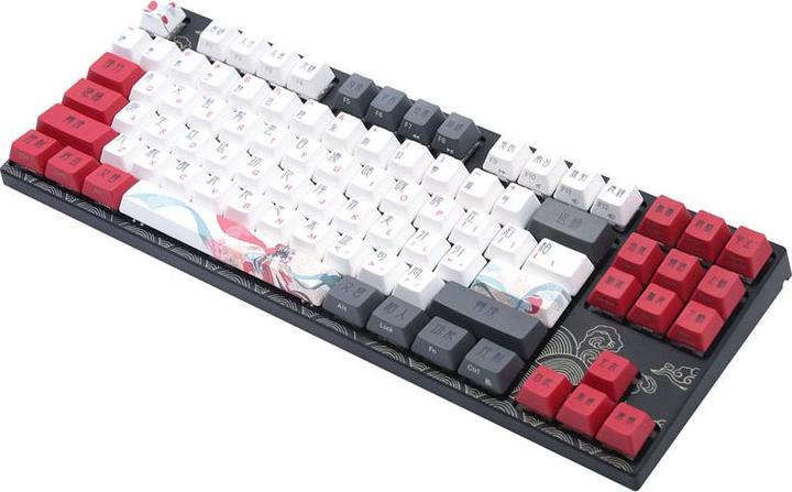 Immagine prodotto Varmilo VEA87 Tastiera da gioco Beijing Opera TKL, MX-Brown, LED bianco - Layout USA (US, Cablato)