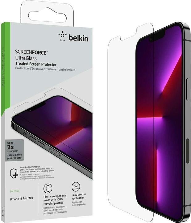 Actual product image Belkin ScreenForce (1 Piece, Apple iPhone 13 Pro Max)